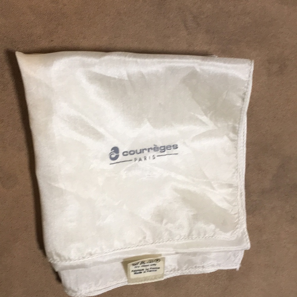 Courreges 100% Silk scarf! Firm Price